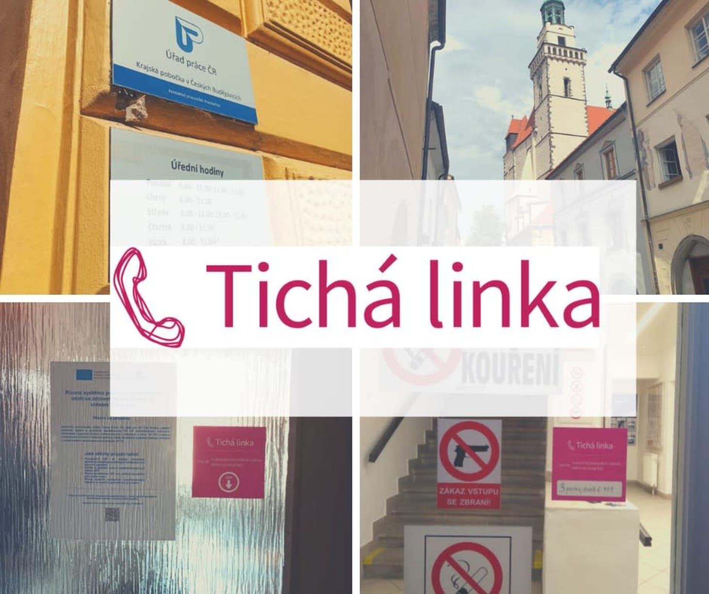 Tichá linka na Úřadu práce v Prachaticích.