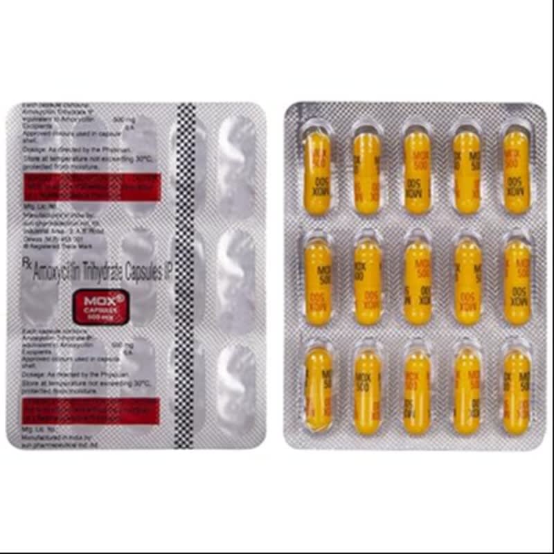 Mox 500 - Strip of 15 Capsules