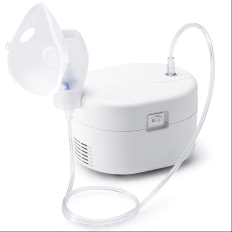 Omron Ultra Compact & Low Noise Compressor Nebulizer NEC-106 For Child & Adult White