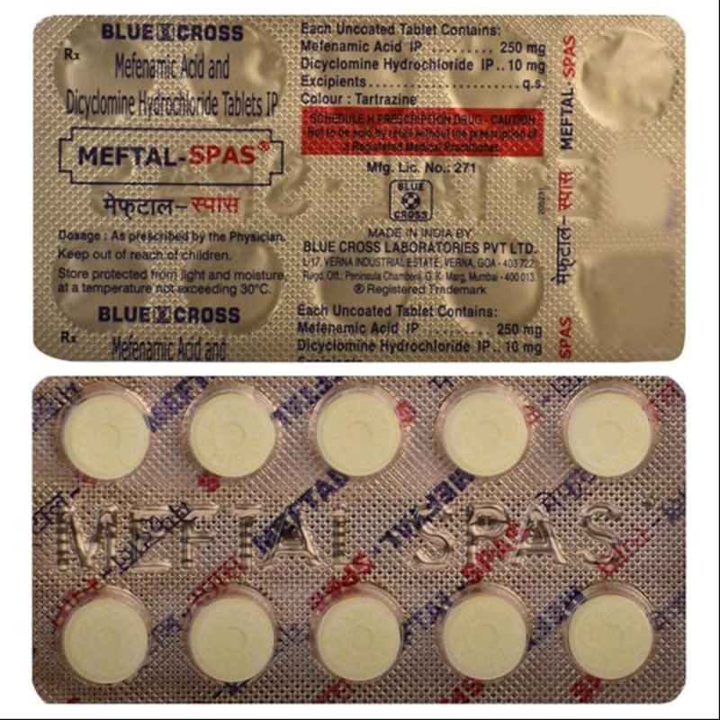 Meftal-Spas - Strip of 10 Tablets