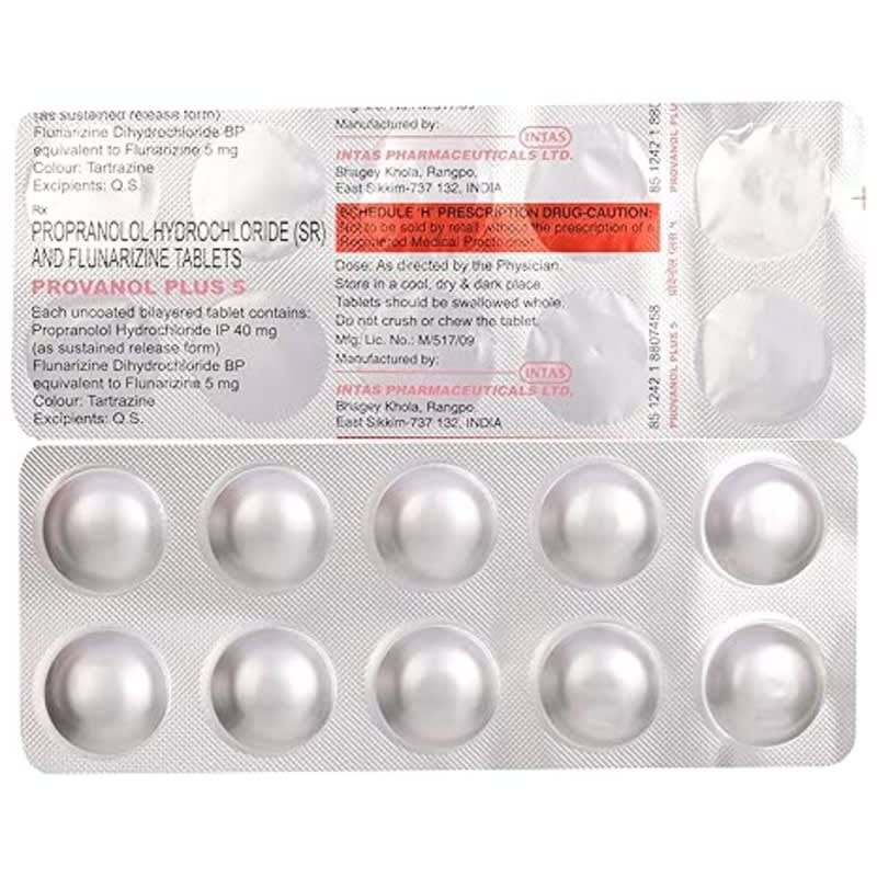 Provanol Plus 5 - Strip of 10 Tablets