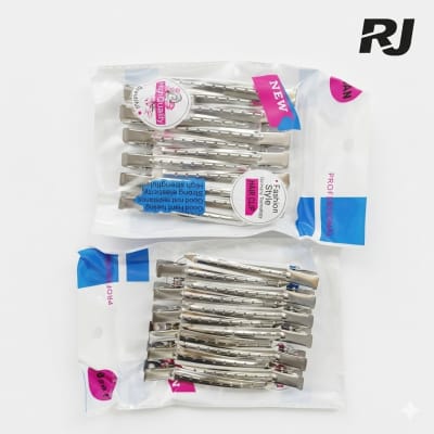 12pcs prensa metal p/pelo