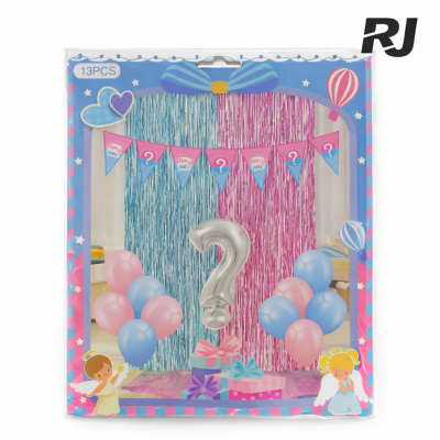 13pcs set p/te c/cortina,bomba,bandera nino o nina ?
