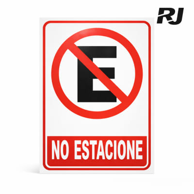 20X30 rotulo de no estacione