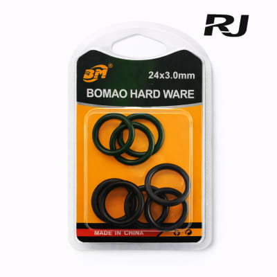 24x3.0mm 10pcs paquete arandela de hule