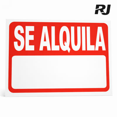 35X50 Rotulo de se alquila