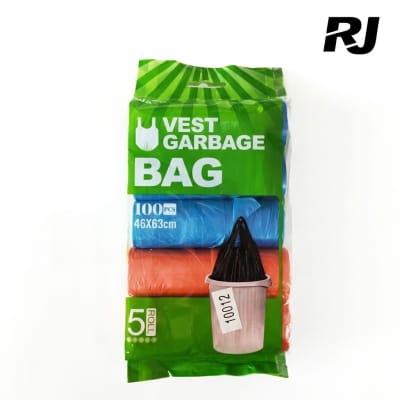 46x63cm bolsa p/basura est chaleco 5rollos de 20pcs