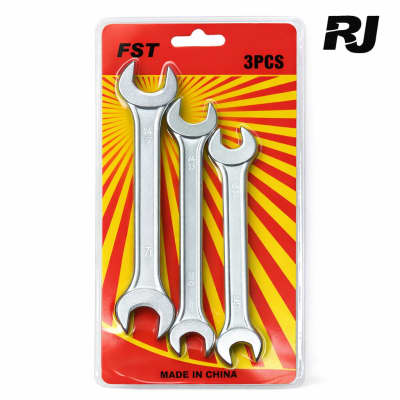 8/10，12/14，14/17 set de llave boca fija p/tuerca