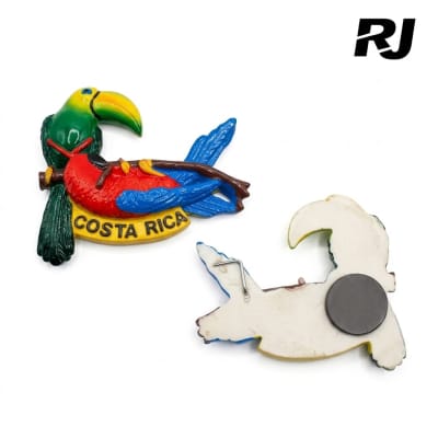 Adorno p/refri pajaro boca larga c/lora