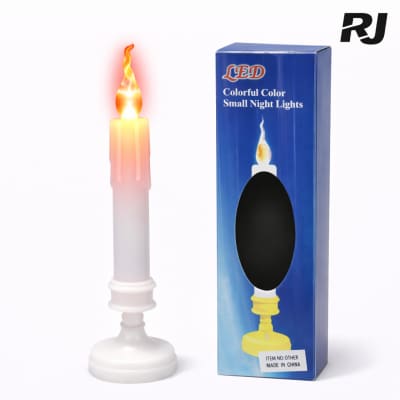 Candela eiectrica roja larga mediana