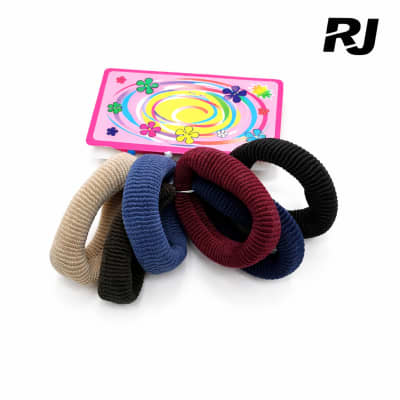 Cola p/pelo lisa grande (12trenza) X1 trenza 6pcs
