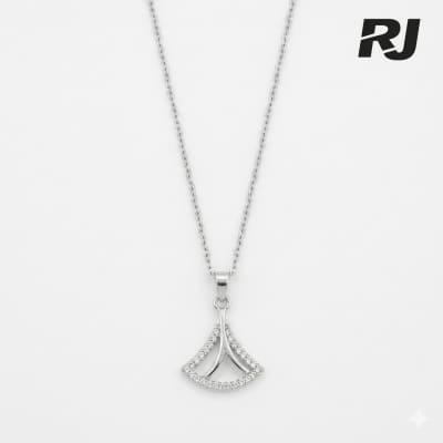 Collar c/medalla de 2 pantalla de lampara