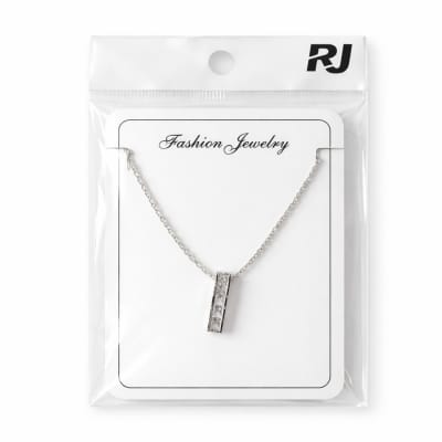 Collar c/piedra cristal
