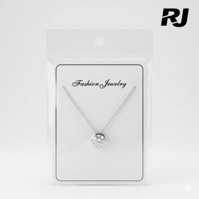 Collar c/piedra cristal