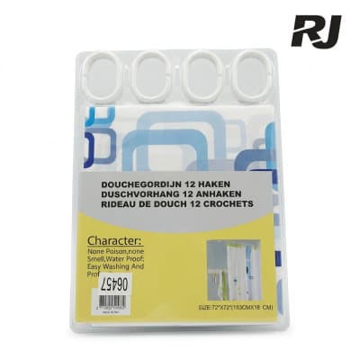 Cortina p/bano plast