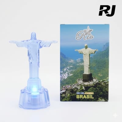 Cristal cristo brasil c/luz p