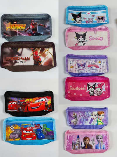 Estuche p/ lápiz c/ 3 zíper