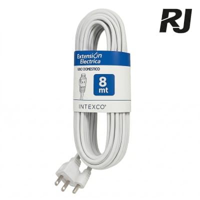 Extensión Eléctrica Intexco 8 metros