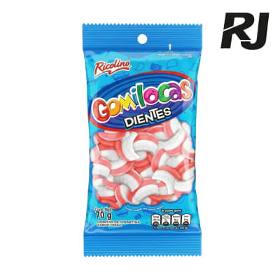 Gomilocas Dientes Fresa 70g