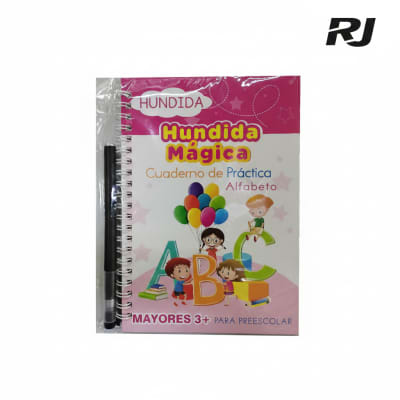 Hundida libro de practica alfabeto