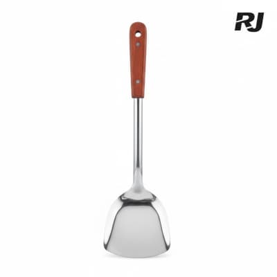 Pala p/cocina metal mango color madera c/2broche