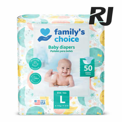 Pañales Family's Choice L 50 unidades