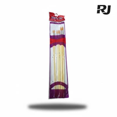 Pincel palo color 6pcs