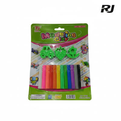 Plasticina c/molde carro en carton 12