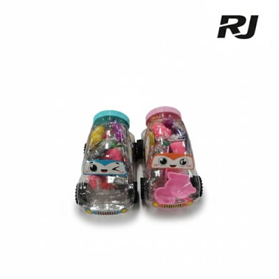 Plasticina en tarro carro
