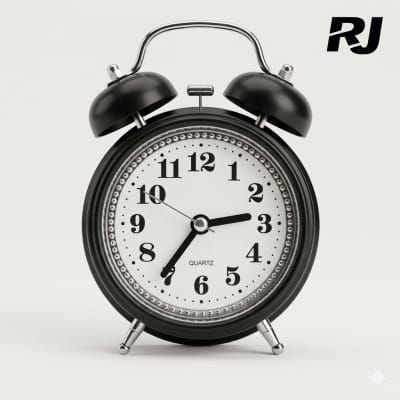 Reloj de mesa c/timbre metal