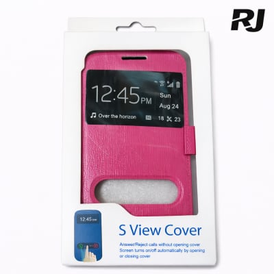 S4 protector p/celular c/tapa 2 ventanas