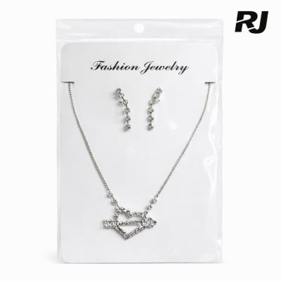 Set de collar c/piedra diamante