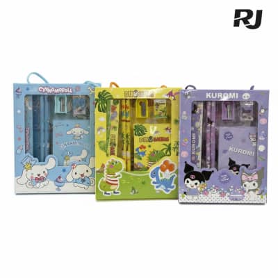Set de escolar c/2lapiz, regla, tajador, borrador