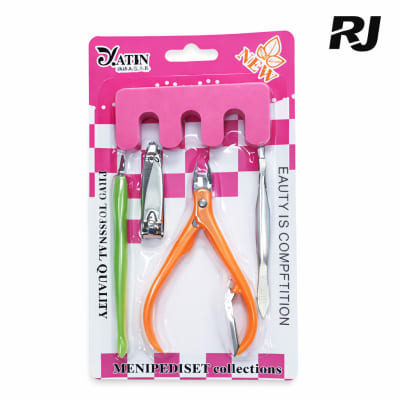 Set de maquillaje c/nipper,pinza,division p/dedo 5pcs
