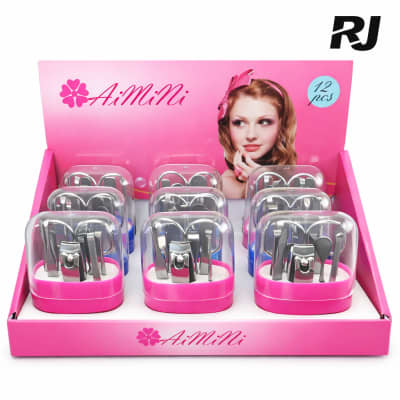 Set de p/maquillaje en tarro (12) X1