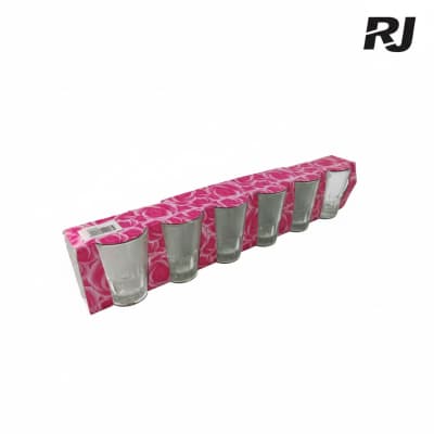copa p/licor base c/figura 2oz X paquete 6pcs