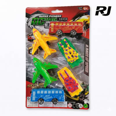 juego de avion 2 c/2tanque,2bus