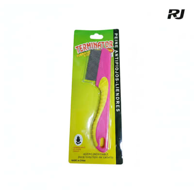 peine p/pulgas dientes cortos mango