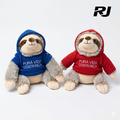 peluche oso peresoso c/ropa PURA VIDA