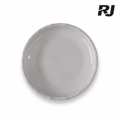 plato de melamina redondo blanco 10pulg