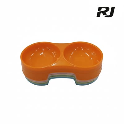 taza p/perro dos espacios redondos