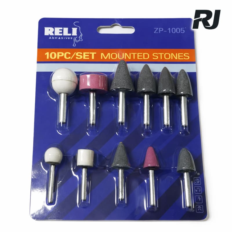 10pcs piedra p/pulir uso en taladro