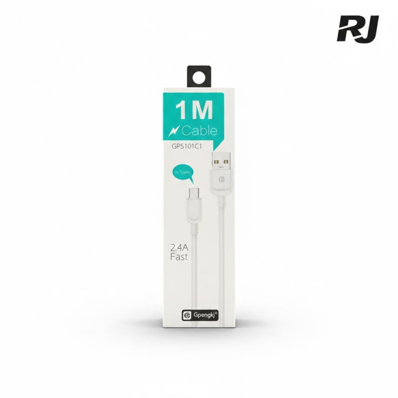 2.4A cable usb-6G en caja 1 metro