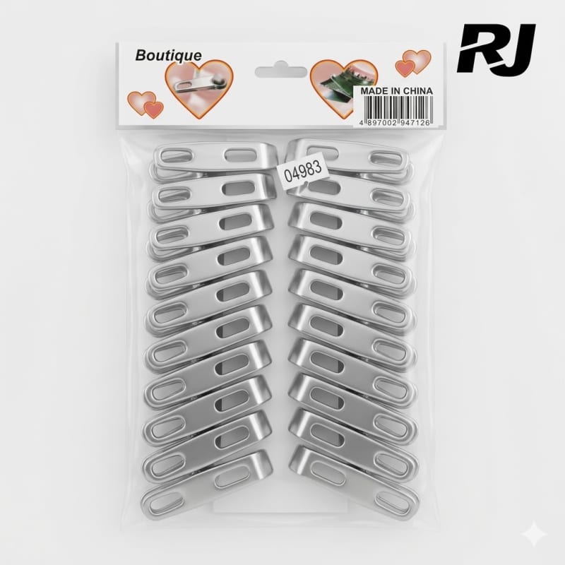 20PCS prensa p/ropa metal