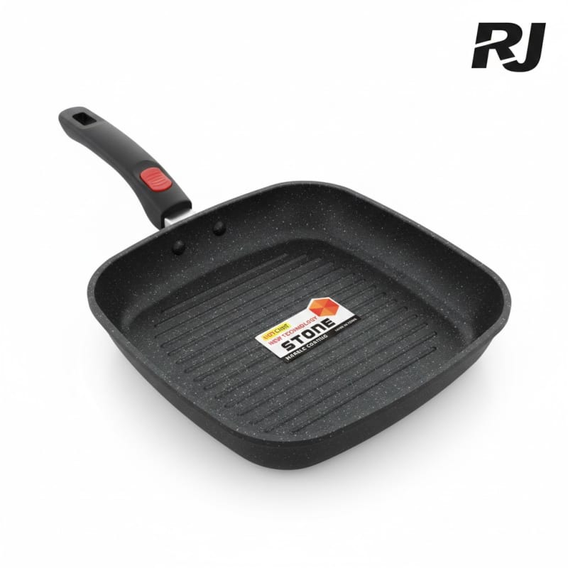 26cm sarten cuadrado c/putos arroz marmol