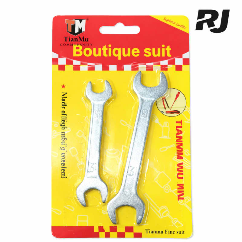 2pcs set c/2 llave boca fija