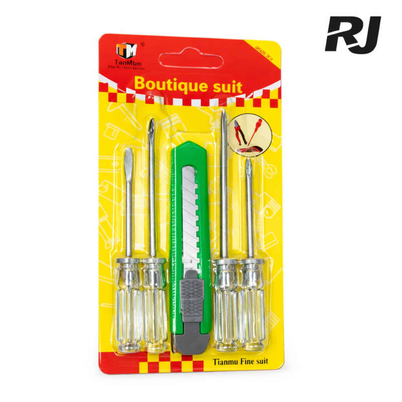 5pcs set c/4destornillador mango