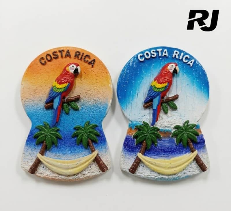 Adorno p/refri playa redondo c/lora y 2arboles