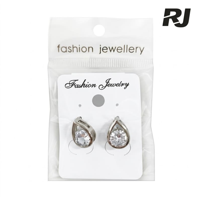 Arete c/piedra cristal