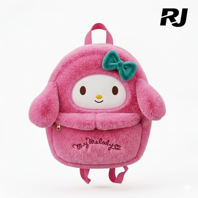 Bolso peludo figura sanrio